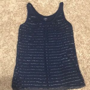 LOFT Sequin tank